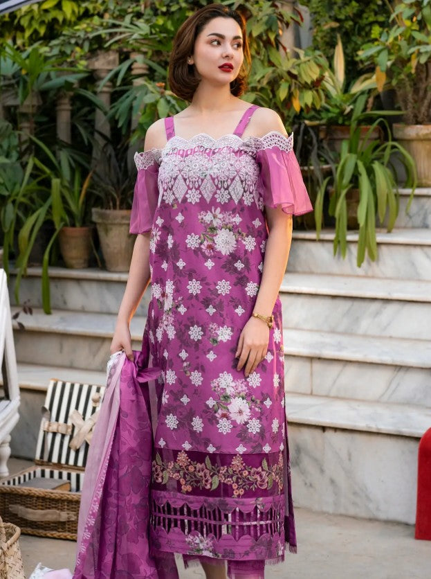Asifa&Nabeel Gulkari Lawn-D12