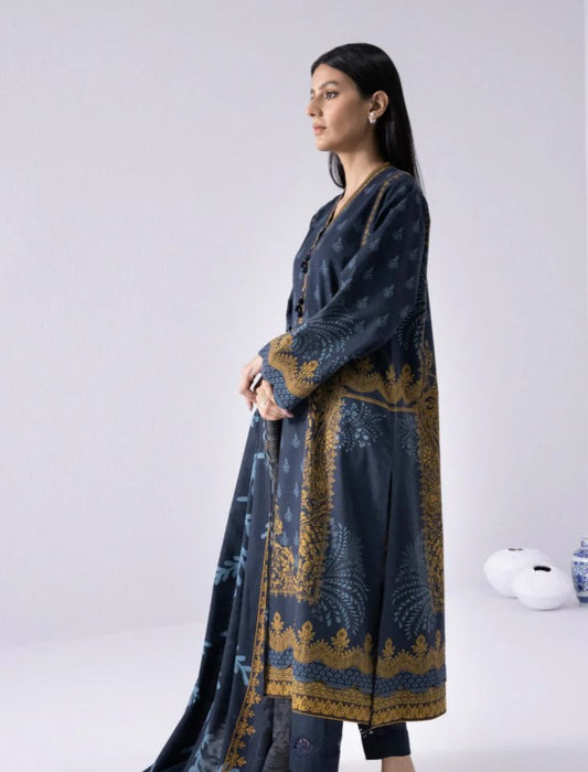 Sapphire Daily Printed Lawn-D12