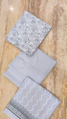 Vichar 03Pcs Washnwear Lawn-D13