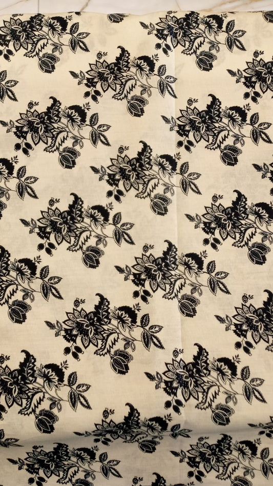 Sahla 02Pcs Printed Black & White-D13
