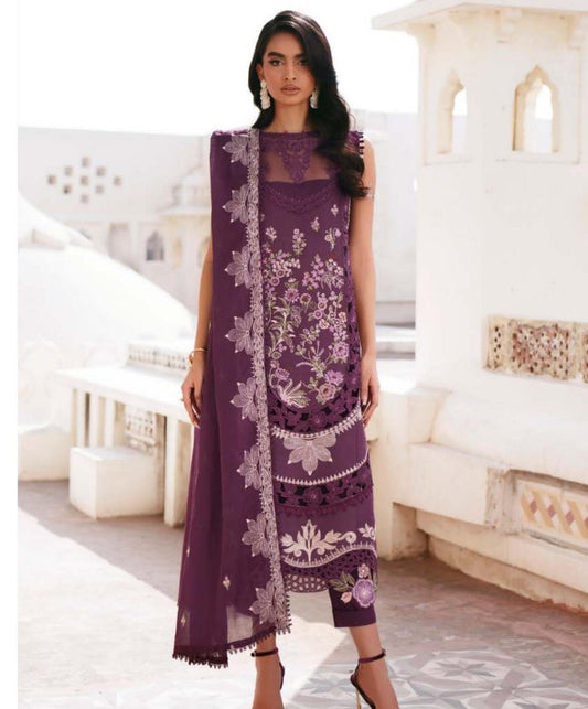 Shangrila By Parsihay Lawn-D15