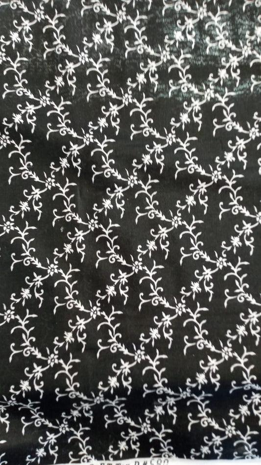 Sahla 02Pcs Printed Black & White-D16
