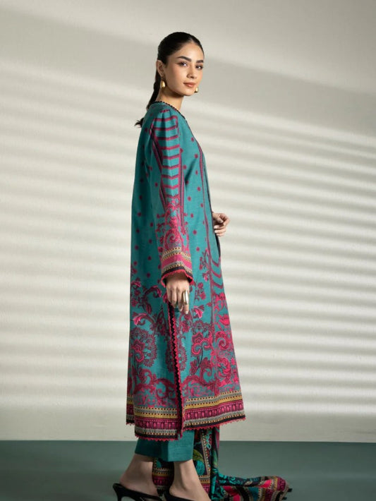 Sapphire Daily Printed Lawn-D16