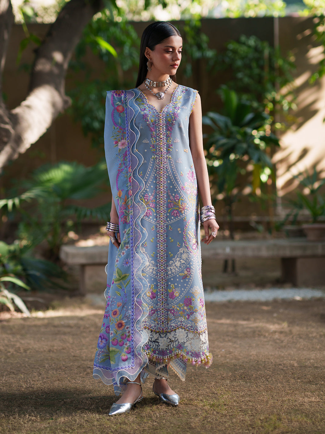 Bin Ilyas Heritage Dore Lawn-172-A