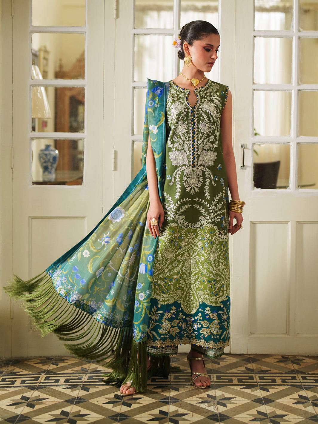 Bin Ilyas Heritage Dore Lawn-177-A
