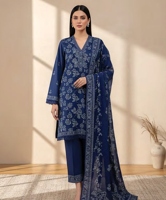 LSM PrintedCashmi Vool-00317-B