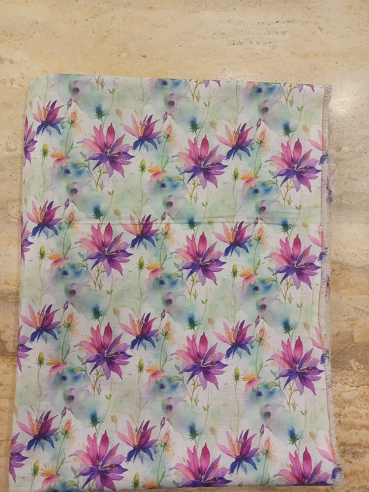 Bin Saeed 02Pcs Printed Lawn-D17