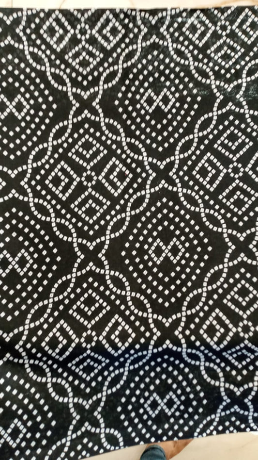 Sahla 02Pcs Printed Black & White-D17