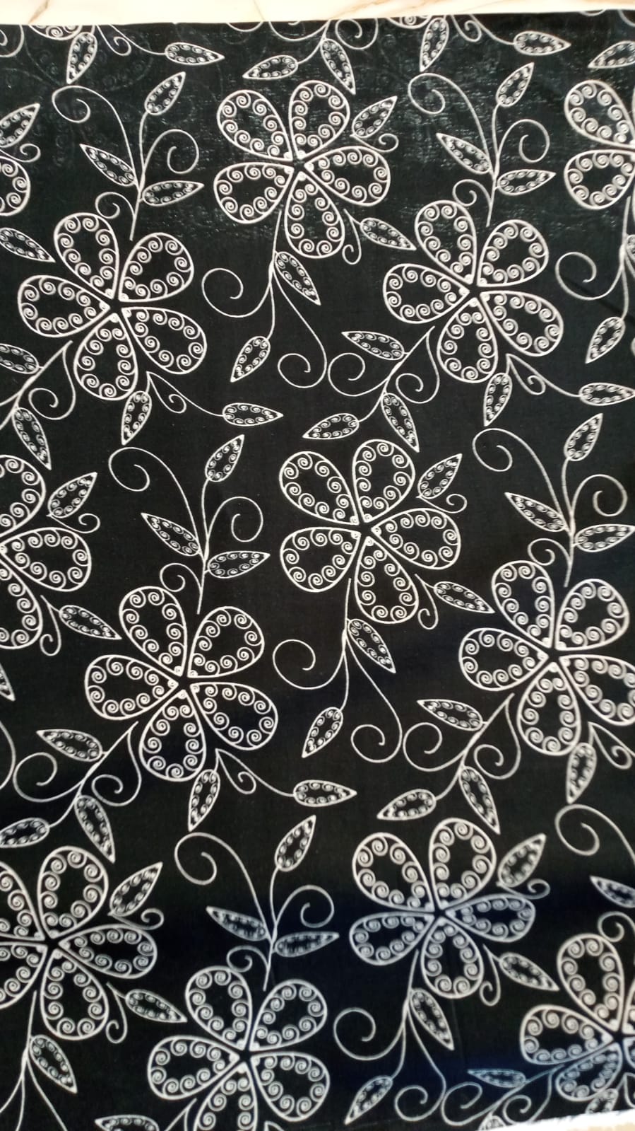 Sahla 02Pcs Printed Black & White-D19