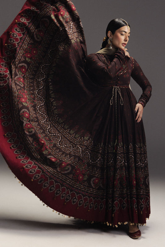 Zara Shahjahan Anarkali Lawn-D07