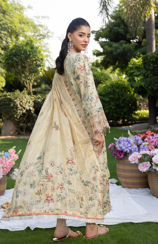 Al Zohaib Appliquekari Emb Lawn-D02
