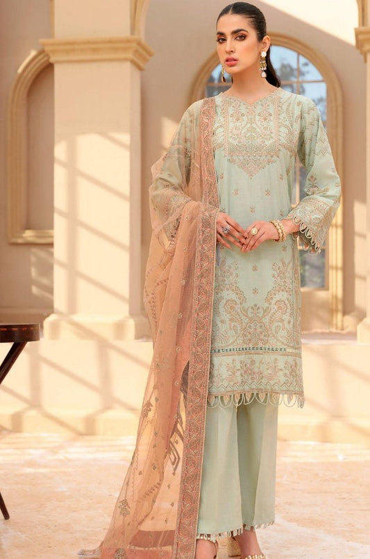 Farasha Embroidered Lawn