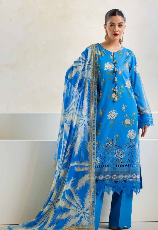 Aafreen Chikankari Emb Lawn-AF-266