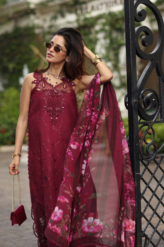 Noor Luxe Chikankari-D03