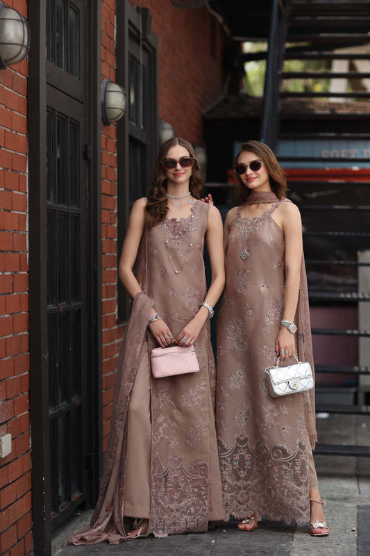 Noor Luxe Chikankari-D12