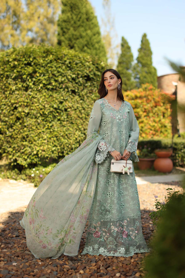 Noor Schiffli Laserkari Lawn-D7 - B