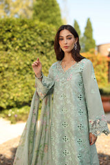 Noor Schiffli Laserkari Lawn-D7 - B