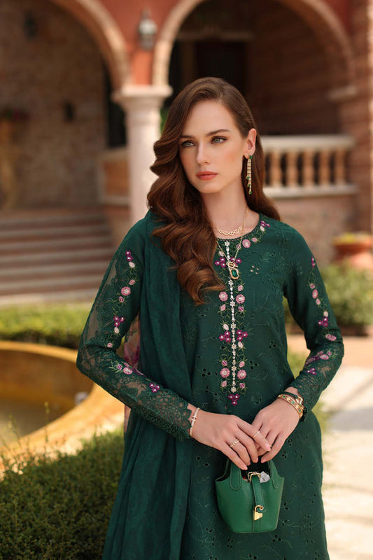 Noor Schiffli Laserkari Lawn-D1 - A