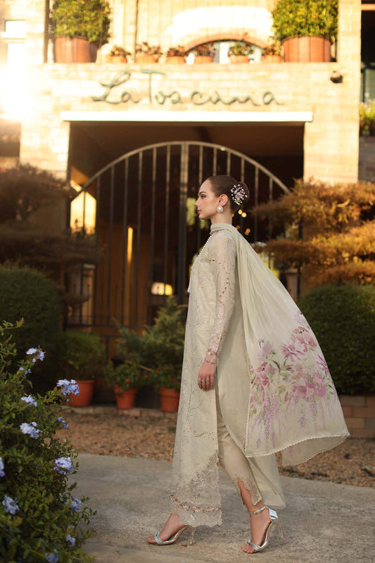 Noor Schiffli Laserkari Lawn-D2- B