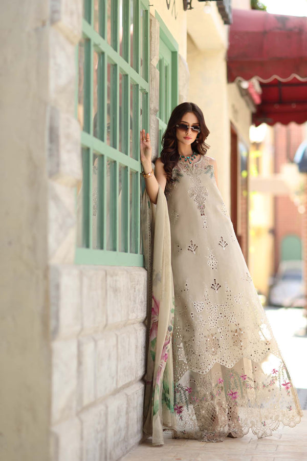 Noor Luxe Chikankari-D6 A