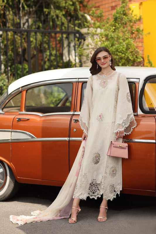 Noor Luxe Chikankari-D02