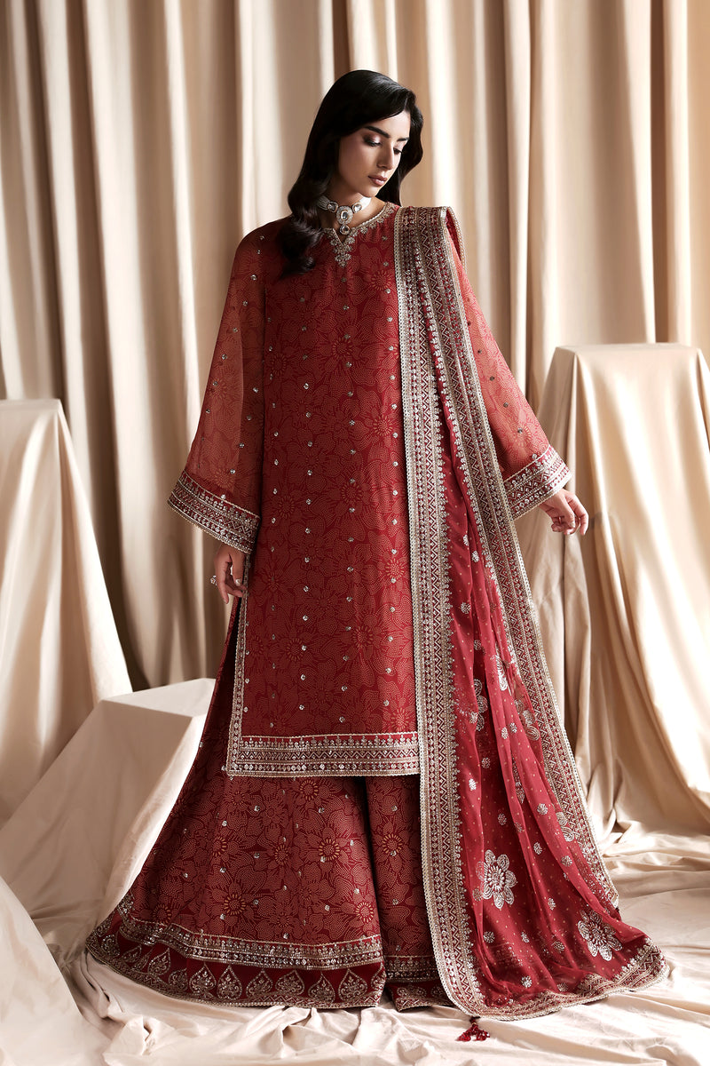 Zarif Siraya Printed Formals-MAHEEN