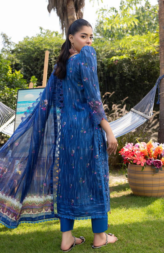 Al Zohaib Appliquekari Emb Lawn-D03