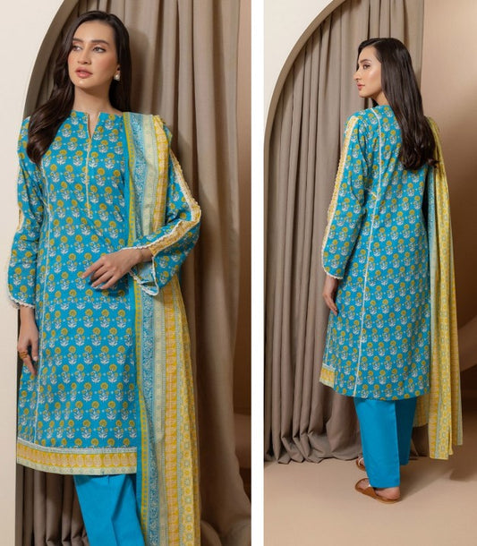 Zellbury Unstitched Lawn-D30180