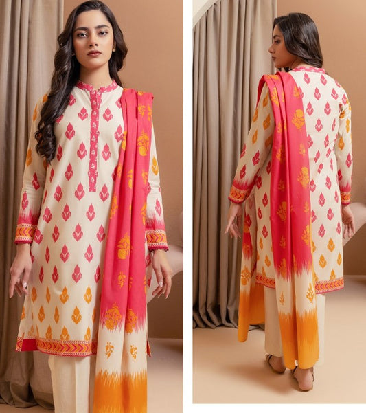 Zellbury Unstitched Lawn-D30198