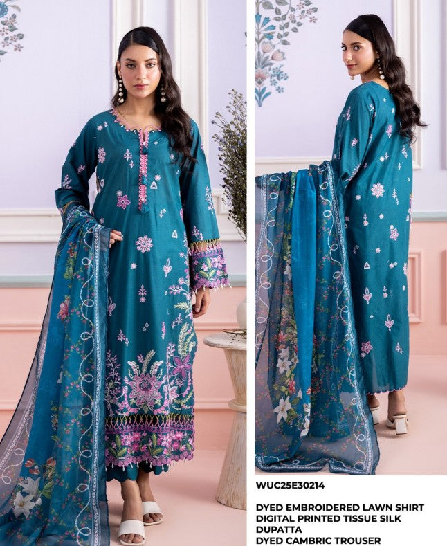 Zellbury Unstitched Lawn-D30214