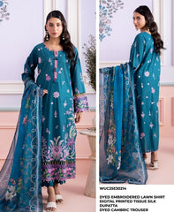 Zellbury Unstitched Lawn-D30214