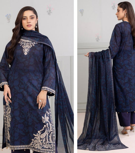 Zellbury Unstitched Lawn-D30339