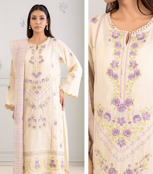 Zellbury Unstitched Lawn-D30345