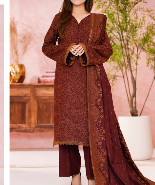 VS Pashmina Printed-D303-C