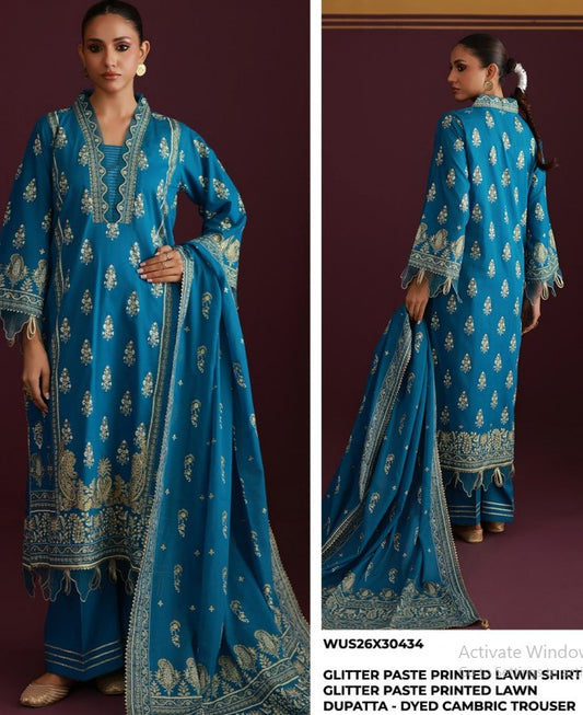 Zellbury Unstitched Lawn-D30434