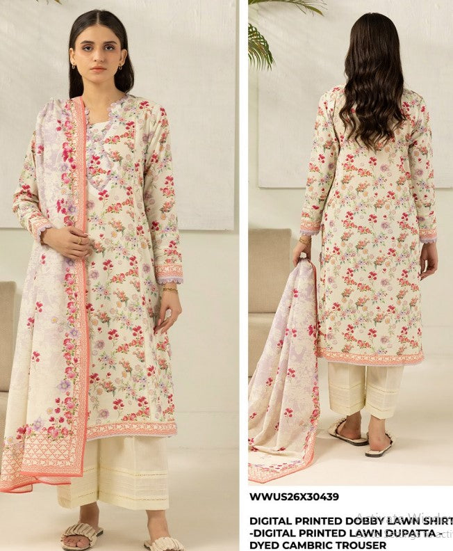 Zellbury Unstitched Lawn-D30439