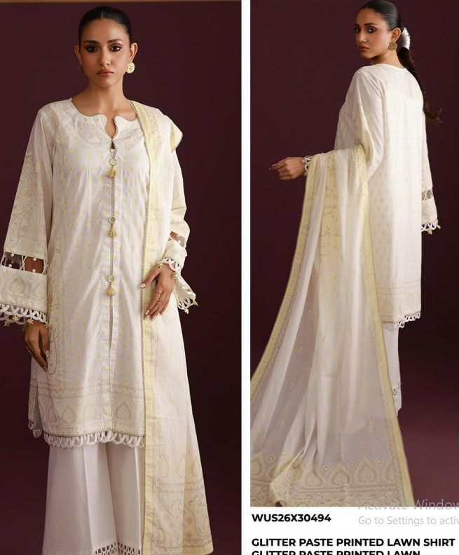Zellbury Unstitched Lawn-D30494