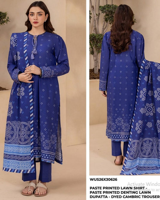 Zellbury Unstitched Lawn-D30626