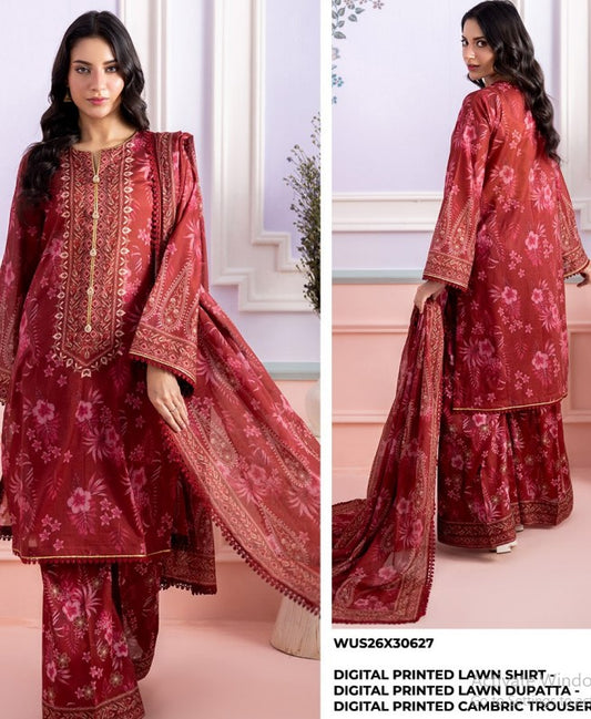 Zellbury Unstitched Lawn-D30627