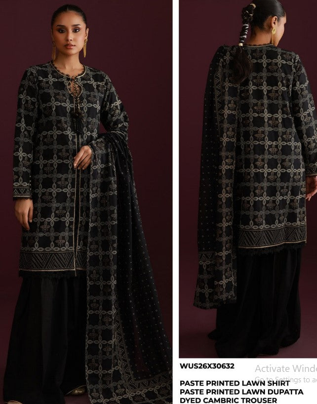 Zellbury Unstitched Lawn-D30632