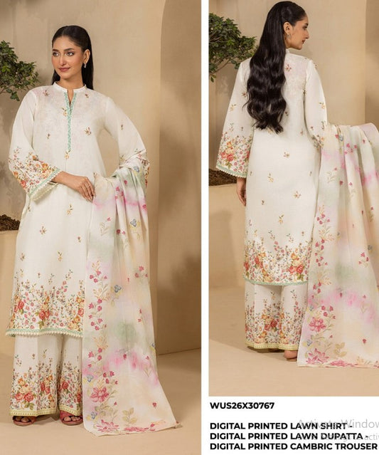 Zellbury Unstitched Lawn-D30767