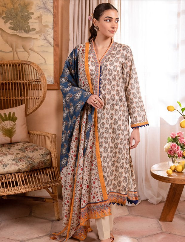 Zellbury Unstitched Lawn-D31067