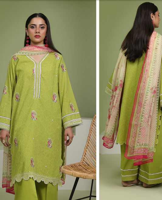 Zellbury Unstitched Lawn-D31462