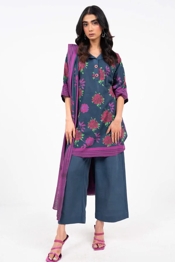 Al Karam Winter-FW-31-24-Navy Blue