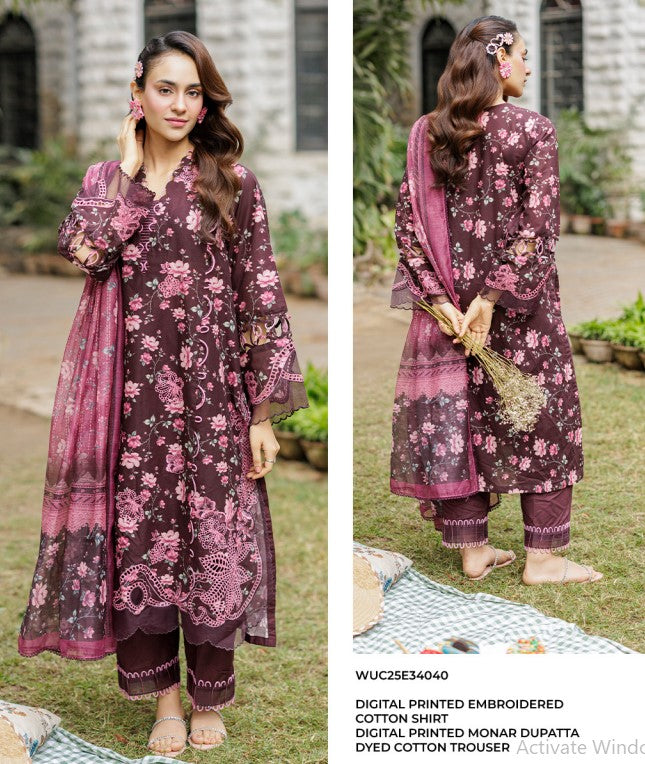 Zellbury Chikankari Lawn-D34040