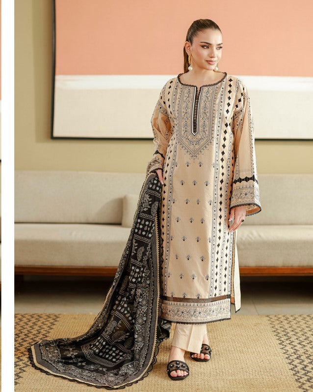 Zellbury Unstitched Chikankari-D34047