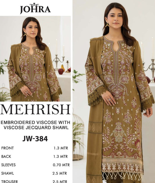 Johra Mehrish Emb Viscose -JW-384