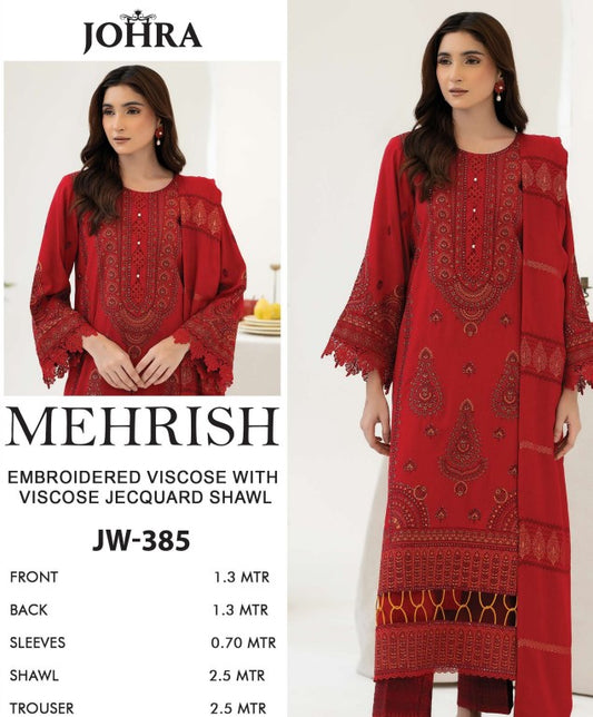 Johra Mehrish Emb Viscose -JW-385
