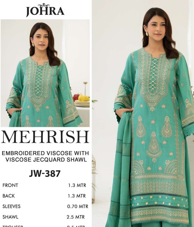Johra Mehrish Emb Viscose -JW-387