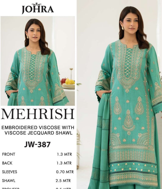 Johra Mehrish Emb Viscose -JW-387